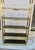 Safavieh Safavieh Musetta Brushed Gold Etegere For Sale - Image 4 of 13