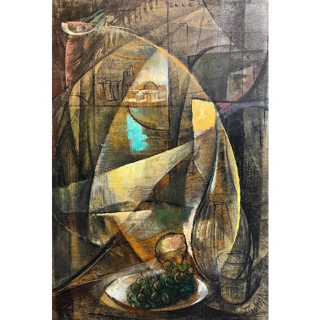 Vivaldo Martini, Chianti, Oil on Canvas For Sale - Image 10 of 10