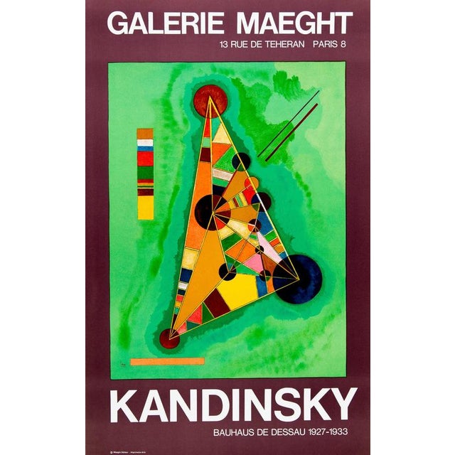 Modern Exhibition Poster after Wassily Kandinsky For Sale - Image 3 of 3