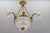 1930s Four Light French Neoclassical Style Gilt Bronze and Glass Chandelier For Sale - Image 5 of 18