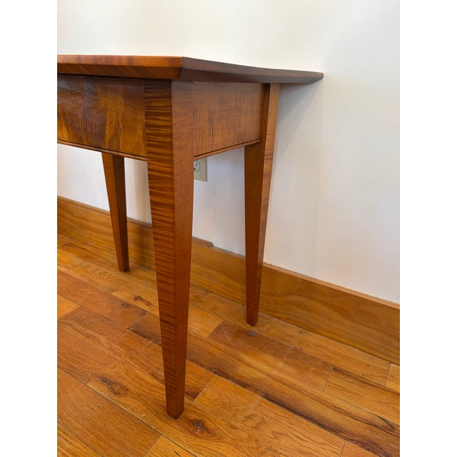 Tiger Maple End Table For Sale - Image 4 of 8
