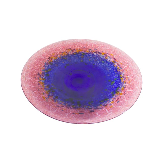 Contemporary Art Glass Centerpiece Signed by Artist Robert Held For Sale - Image 3 of 7