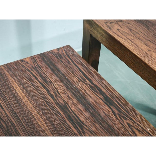 Nesting Tables by Severin Hansen for Haslev, Denmark, 1960s, Set of 3 For Sale - Image 6 of 18