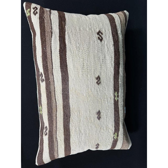 Turkish Hemp Pillow Cushion Natural Beige Brown Pillow Cushion Cover 16" x 24" #30136 Enhance your home decor with our...