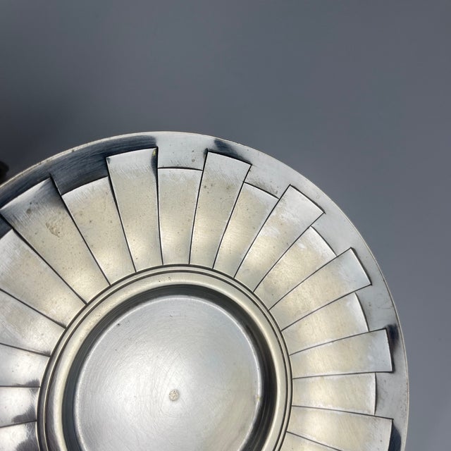 Art Deco Silver-Plated Cups and Saucers from Corbière & Vuillermoz, France, 1920s, Set of 4 For Sale - Image 15 of 18