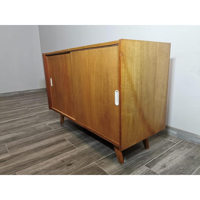 Brown Sideboard by Jiri Jiroutek for Interior Prague, 1960s For Sale - Image 8 of 16