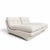 Vintage Sculptural Chaise Lounge Pair With New Ivory Boucle Upholstery For Sale - Image 4 of 6
