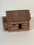 Collectible Antique Americana folk art toy- rustic house handmade from twigs.