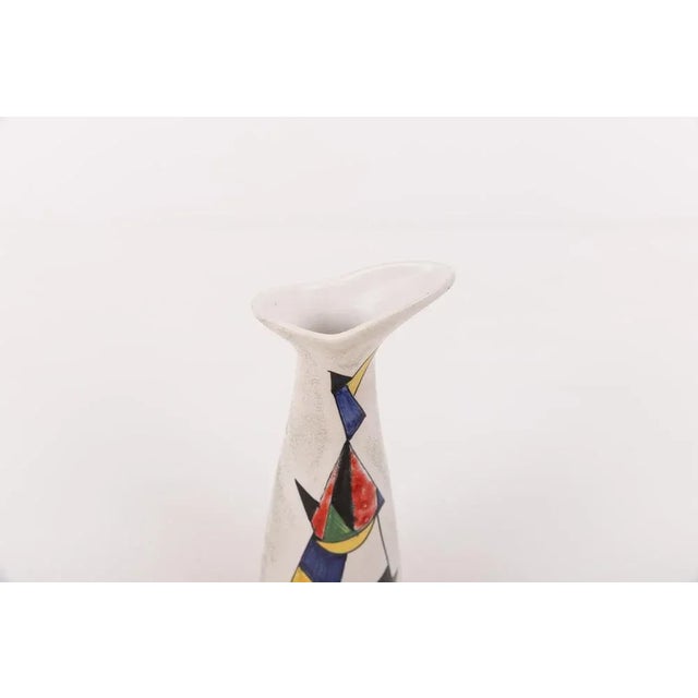 Sicilian Ceramic Vase from F. Rasa For Sale - Image 3 of 6