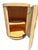 Vintage Henredon Burl Drum Nightstands or Side End Tables in Scene Two 2 Design, Attributed For Sale In New York - Image 6 of 8