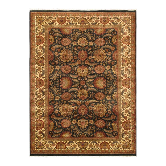 Pasargad Home Agra Lamb's Wool Area Rug, 10' 2" X 14' 0", Green For Sale