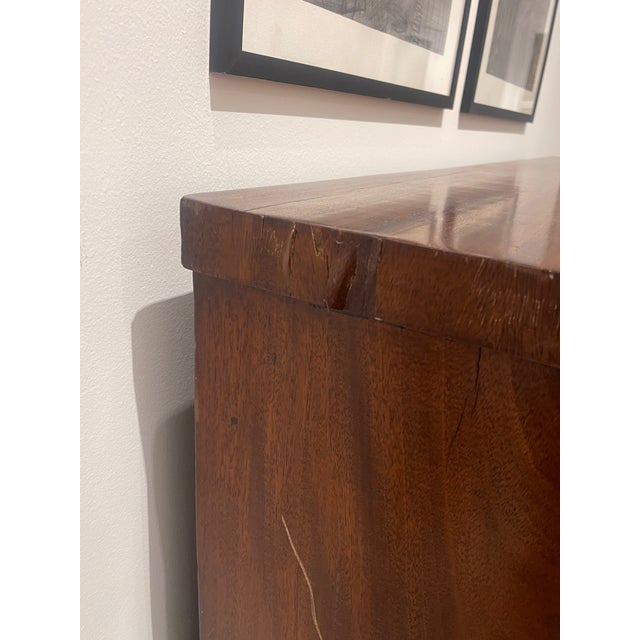 Mid 19th Century Mahogany Chest of Drawers With Barley Twist Columns For Sale - Image 4 of 11