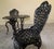 Mid 20th Century American Cast Iron Rose Garden Bistro Set, Table and Two Chairs, 3 Pieces For Sale - Image 18 of 18