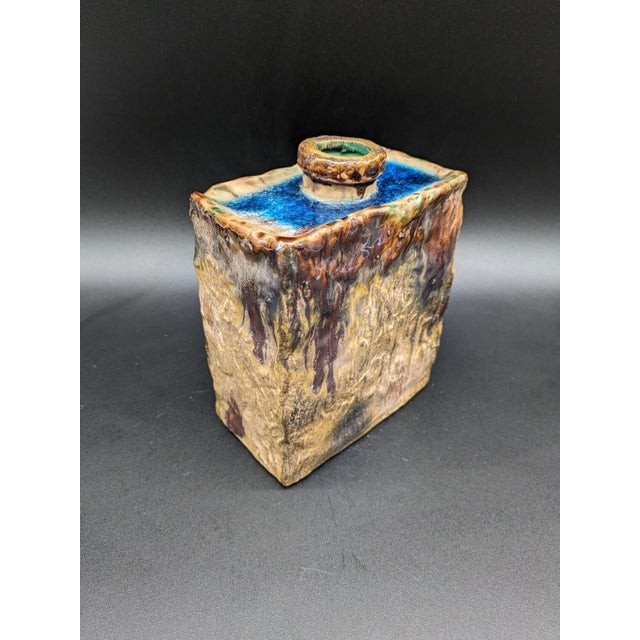 Vintage German Ceramic Vase with Glass Inlay from W. Goebel, 1960s For Sale - Image 11 of 14