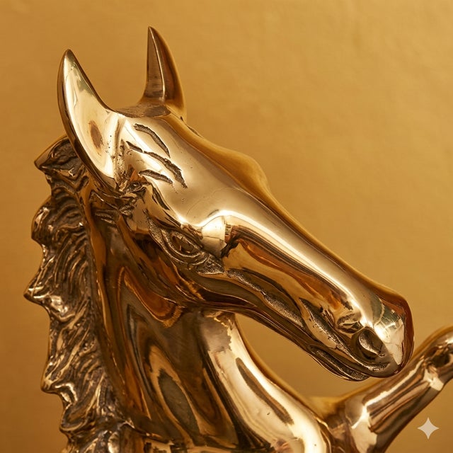 Mid-Century Modern Rearing Horse by Motta, 1970s For Sale - Image 4 of 18
