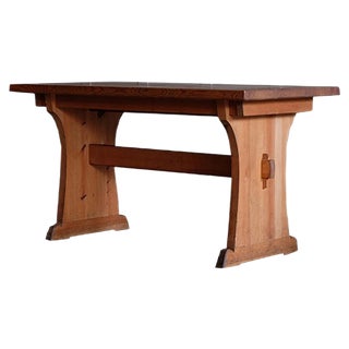 Large Scandinavian Modern Pine Sports Table by Axel Einar Hjorth for Nordiska Kompaniet, 1930s For Sale