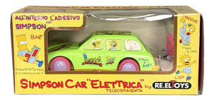 Italian the Simpsons Electric Car Model from RE.EL Toys, 1990s