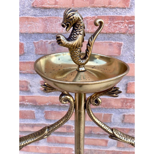 Early 20th Century Bronze and Brass Valet Stand Dressboy, 1940s For Sale - Image 5 of 18