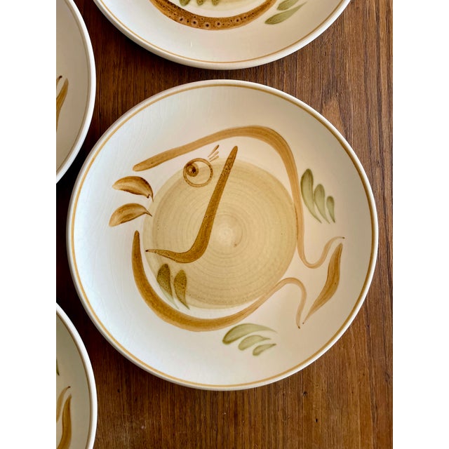 Vintage French Plates from Salins, 1970s, Set of 8 For Sale - Image 10 of 12
