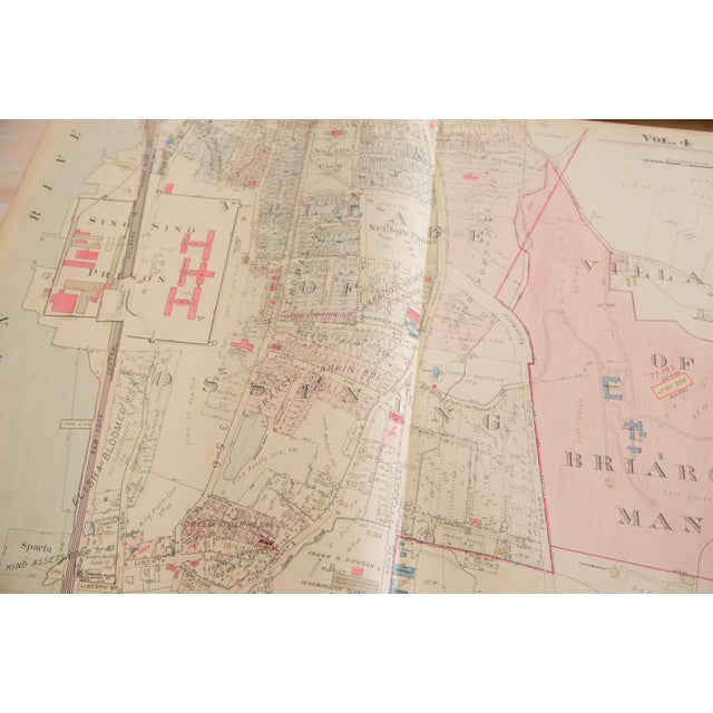 Vintage 1930s Hopkins Map of Briarcliff Manor NY And Ossining Sing Sing