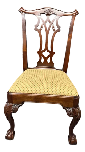 Statton Olde Towne Mahogany Claw & Ball Side Chair