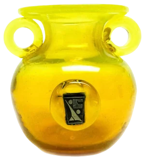 Vase from Cracow Glassworks, Poland, 1970s