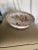 Large English ironstone bowl. Guess is it was a bowl for a pitcher and bowl set, but either nowhere to be found so it is...