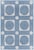 "Moongrid" Contemporary Art Deco Geometric Gray Silk Carpet by Doris Leslie Blau For Sale