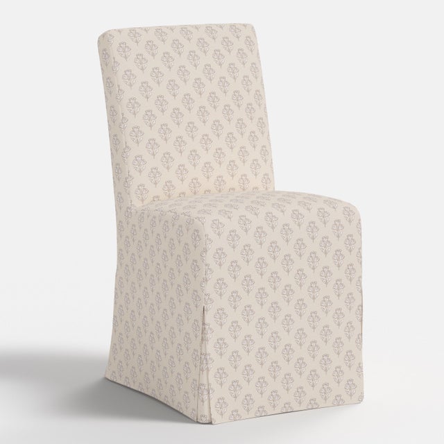 Spritely Home Stoffer Home x Cloth & Company Slipcover for Lindy Dining Chair in Francie Floral Cream For Sale - Image 4 of 7