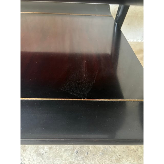 Vintage MCM 3 Tier Side Table by Gordon’s Inc, Pagoda Form, C 1950s For Sale - Image 10 of 12