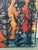 Abstract Benjamín De León Dominican Expressionist Figurative Mixed Media Painting For Sale - Image 3 of 10