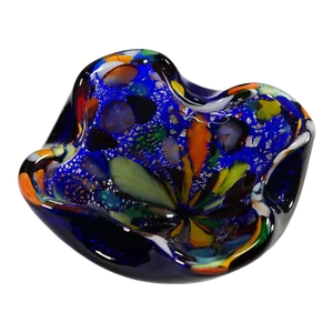 Aureliano Toso (Attr.) Murano Art Glass Bowl Circa 1950s