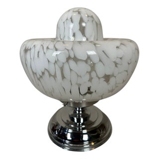 Murano Glass Table Lamp attributed to Mazzega, 1970s For Sale