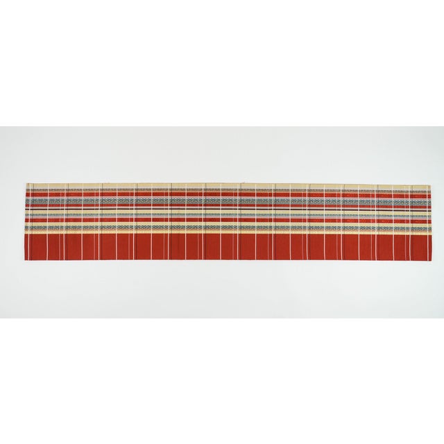 Japanese Ceremonial Silk Table Runner by Renaras For Sale - Image 6 of 7