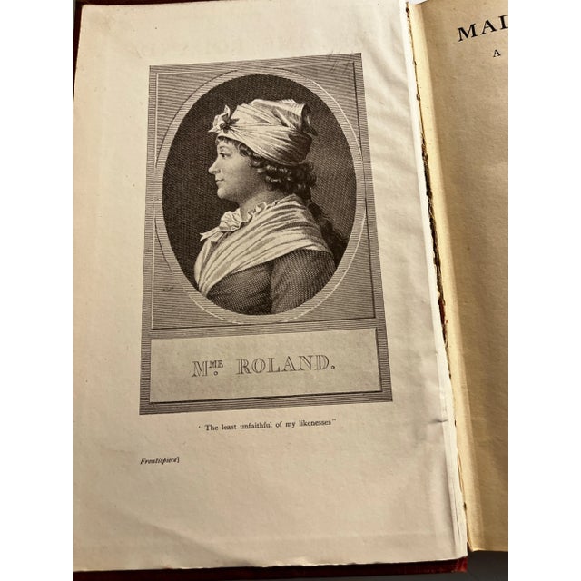 Antique former library book, Madame Roland: A Study in Revolution, by Mrs. Pope-Hennessy (Una Birch), published in 1917 by...