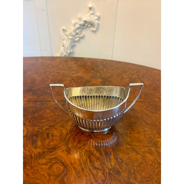 Antique Edwardian Silver Plated Tea and Coffee Set, 1900, Set of 4 For Sale - Image 9 of 18