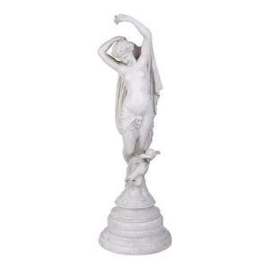 Late 19th Century Cupid & Psyche Marble Sculpture