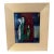 Incredible Polia Pillin Glazed Plaque in Original Frame C1958 Titled Nocturne For Sale