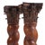 A handsome pair of French solid oak architectural columns retaining a warm patina and beautifully carved capitals. Each...