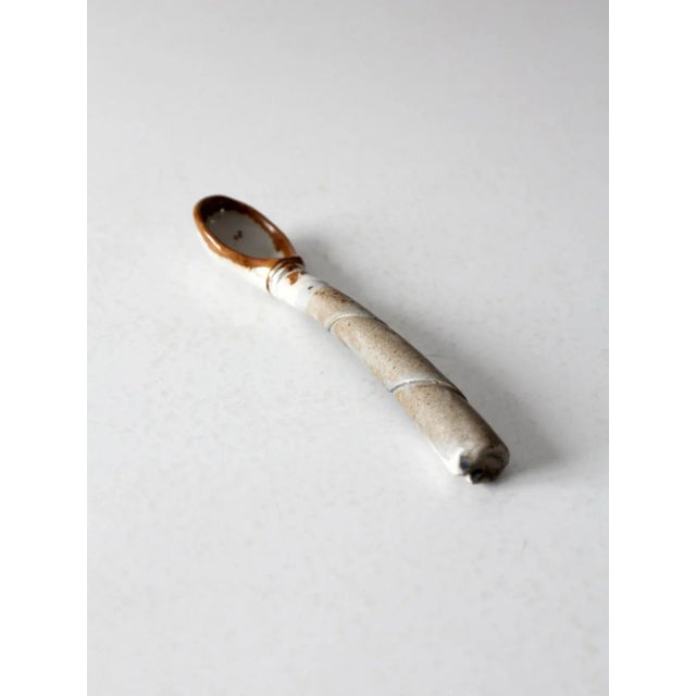 Late 20th Century Vintage Pottery Spoon For Sale - Image 5 of 10
