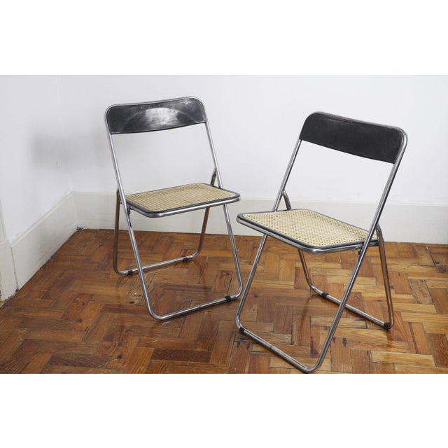 Vintage Italian Folding Chairs in Chrome, 1960s, Set of 2 For Sale - Image 18 of 18