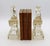 Circa 1930-40s Art Deco-Art Modern Pair of Rearing Horse Glass Bookends For Sale In Raleigh - Image 6 of 8
