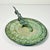 English 1950s Vintage English Garden Boho Chic Verdigris Green Cast Iron Sundial. For Sale - Image 3 of 12