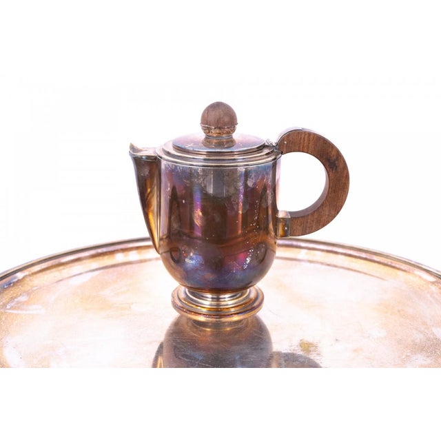 1930s Art Deco French Coffee and Tea Set, 1930, Set of 5 For Sale - Image 5 of 11