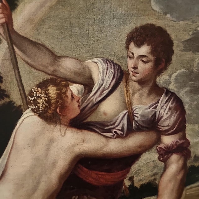 Alessandro Varotari, Nude Venus, 1620, Oil Painting on Canvas, Framed For Sale - Image 9 of 17