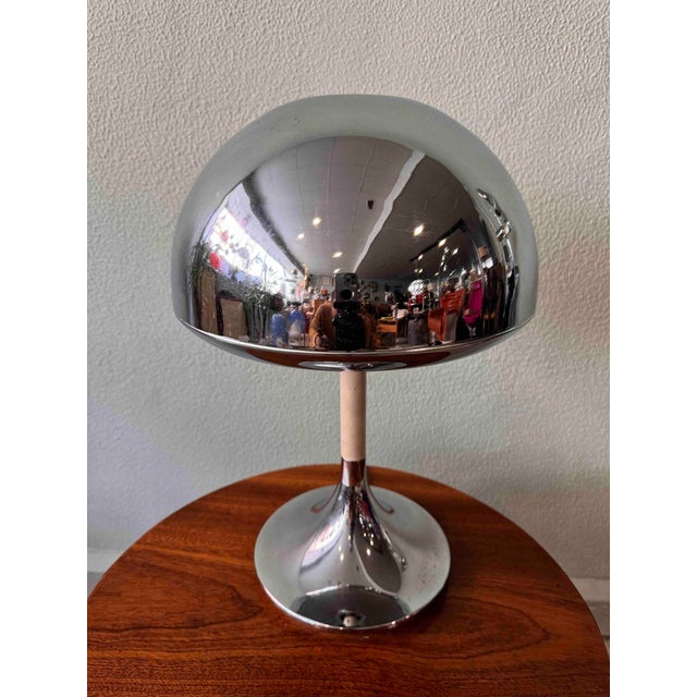 Space Age Grin Luz Mushroom Table Lamp by Luis Perez De La Oliva, 1970s For Sale - Image 6 of 18