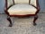 Early 20th Century Antique Victorian Style Carved Walnut Parlor Set, Loveseat and Lounge Chair For Sale - Image 11 of 13