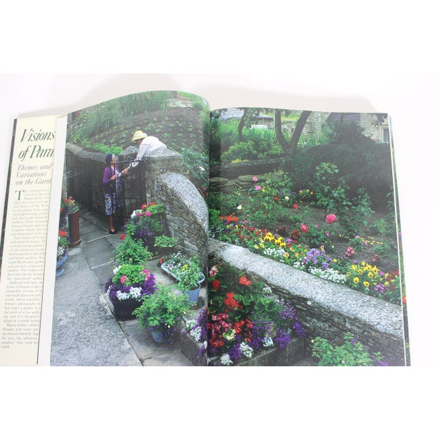 1985 Visions of Paradise Themes and Variations on the Garden by Marina Schinz Linen Hard Cover Book With Dust Jacket For Sale - Image 11 of 16