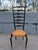 Black 1960s High Back Chair, Italian , Chiavari Style, Buffa, Ponti Style, Cane, Black For Sale - Image 8 of 13