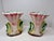 Mid-Century Modern 1950s Mid-Century Iridescent Glazed Ceramic Woodland Deer & Fawn Pocket Vases - A Pair For Sale - Image 3 of 5